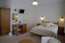 Inside view of a double room inside the The Reading Rooms Northumberland bed and breakfast