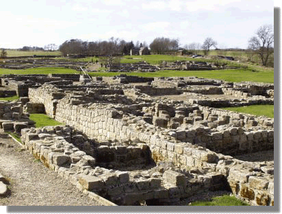 View of the Roman Vindolanda near to the Northumberland Bed and Breakfast